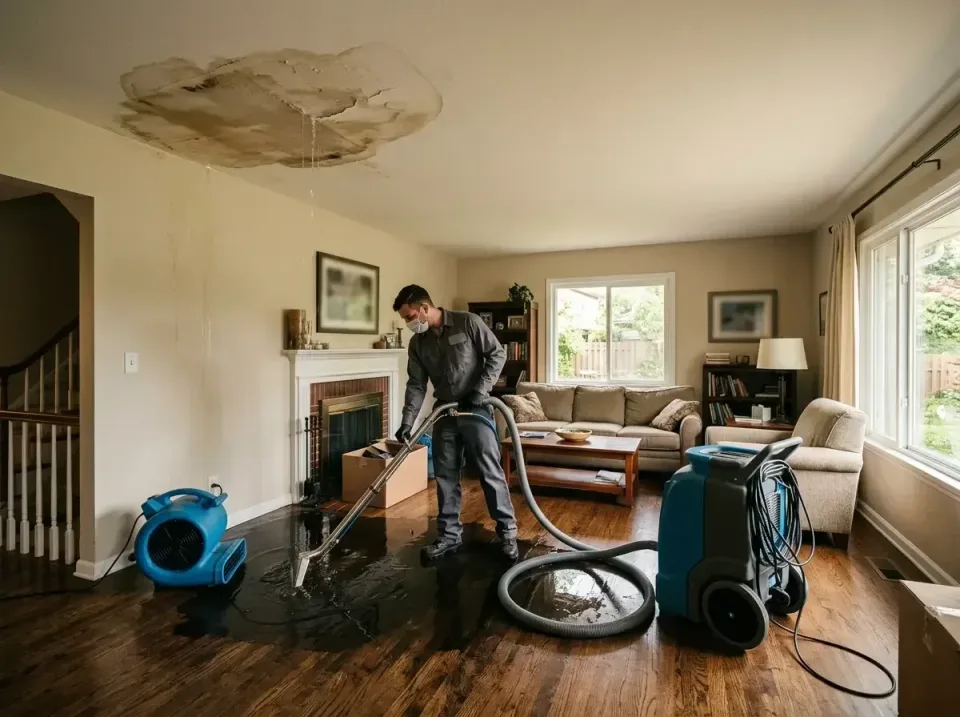 attic-pipe-burst-ceiling-drip-008 — frequently asked questions, Water Damage Restoration & Carpet Care in Yelm, WA